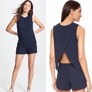 Club Monaco Lyndsey Romper Navy